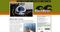 Desktop Screenshot of blackwaterdivingllc.com